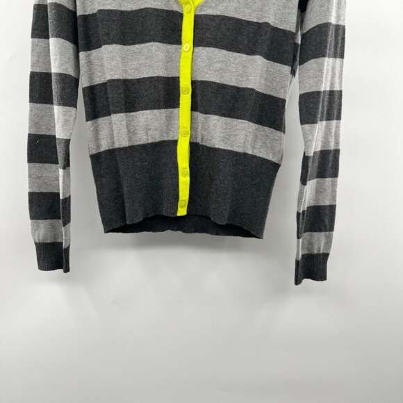 Rue21 Striped Cardigan Button Up V-Neck Multicolor Size XL Lightweight New - Picture 3 of 8